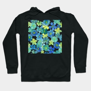 Big Blooms in Watercolor Hoodie